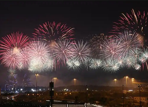 连平县焰火晚会